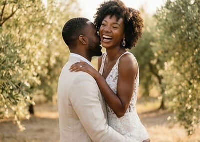 Candid bridal portraits at Vizcaya Museum and Gardens.